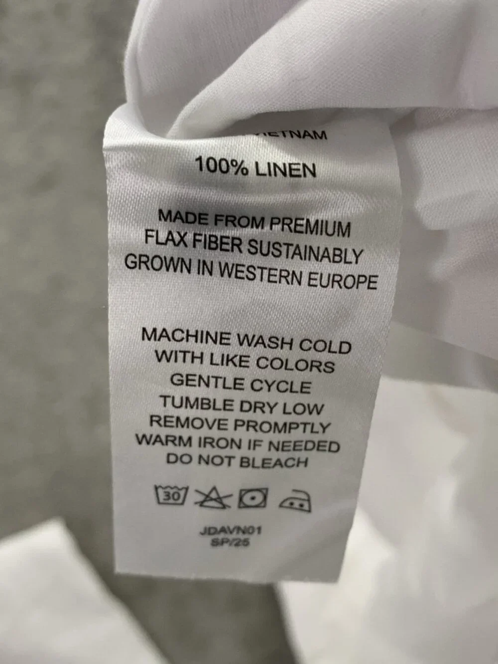 Quince White Wide Leg Linen Pants